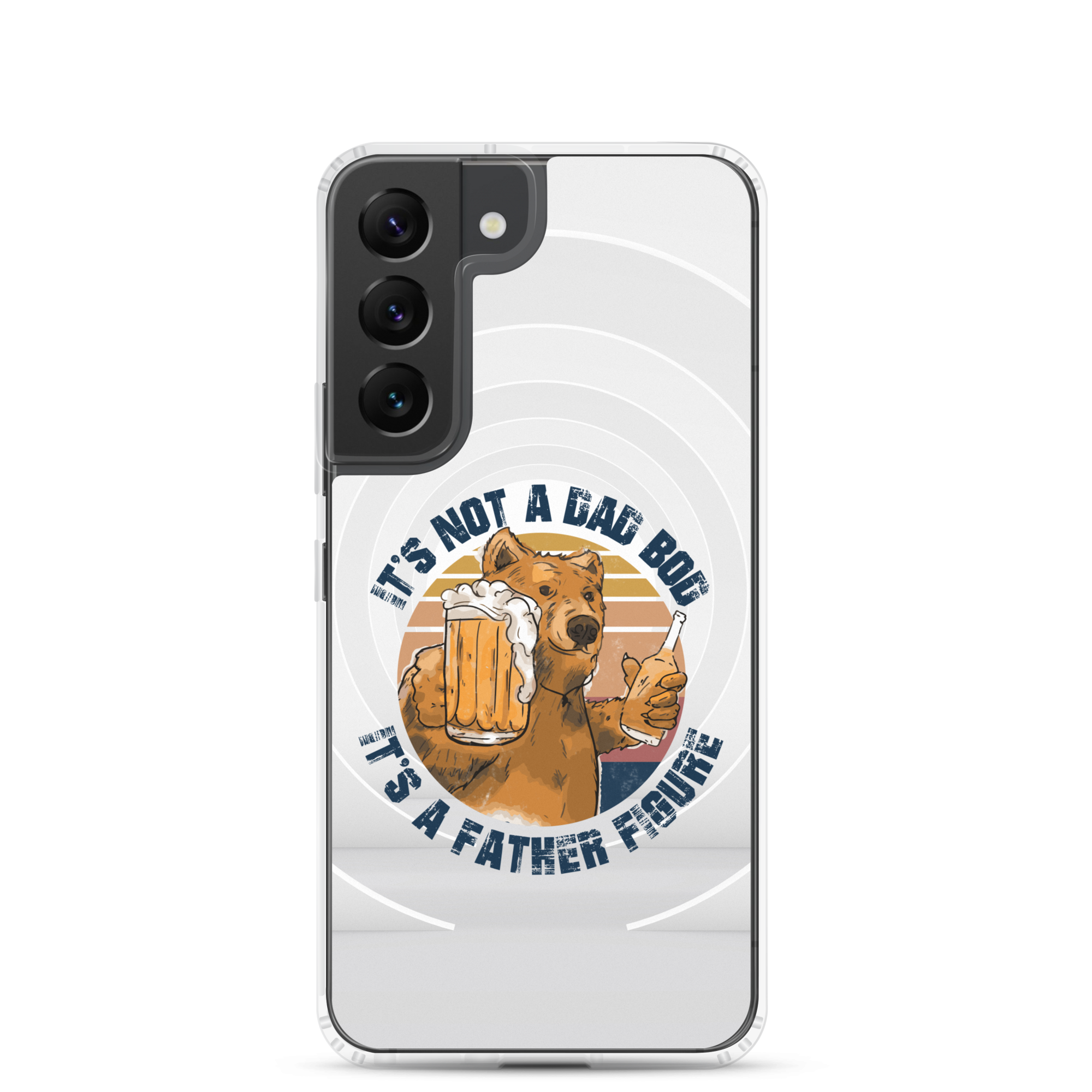 It's Not A Bod Dad It's A Father Figure Clear Case for Samsung®