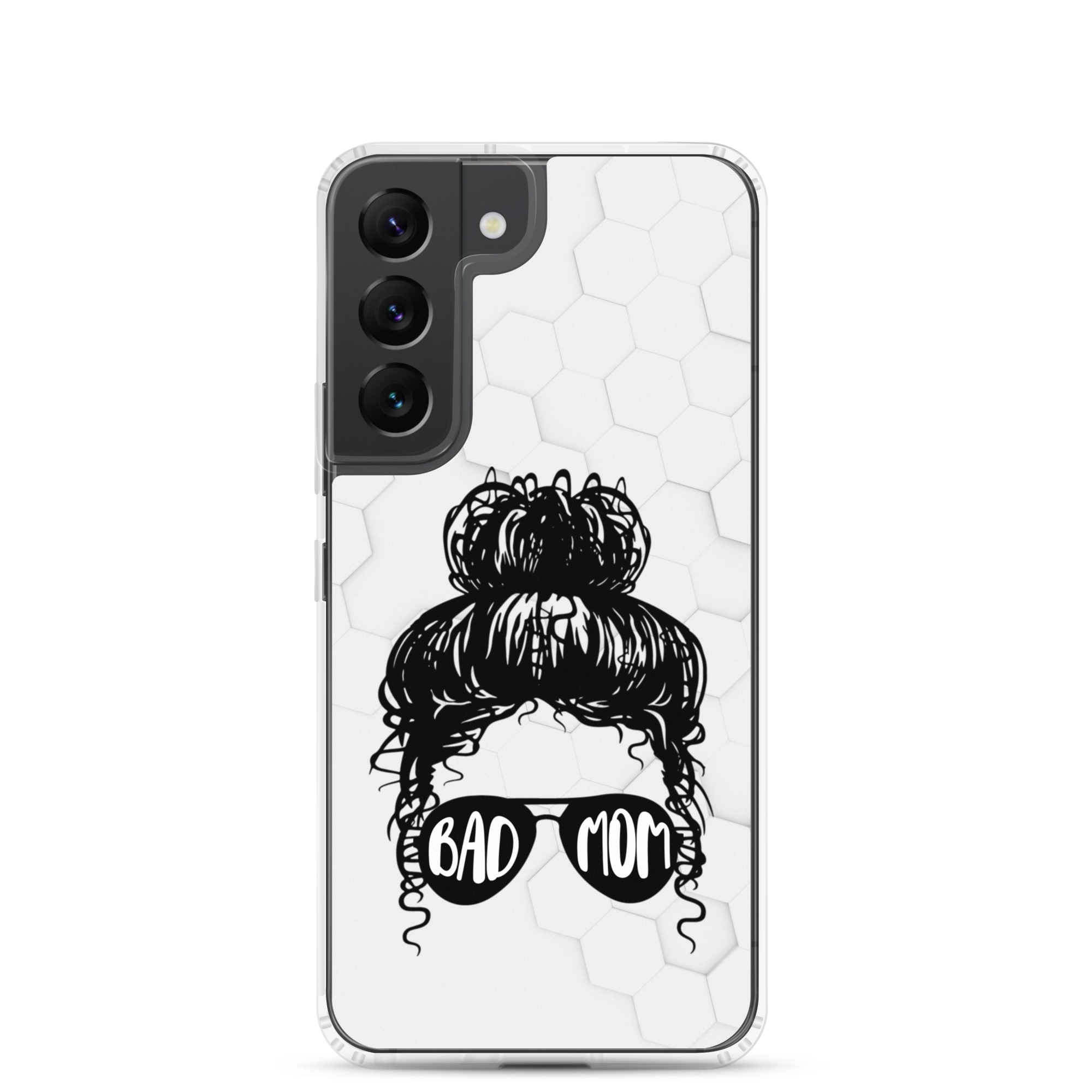 Bad Mom Messy Bun Clear Case for Samsung®