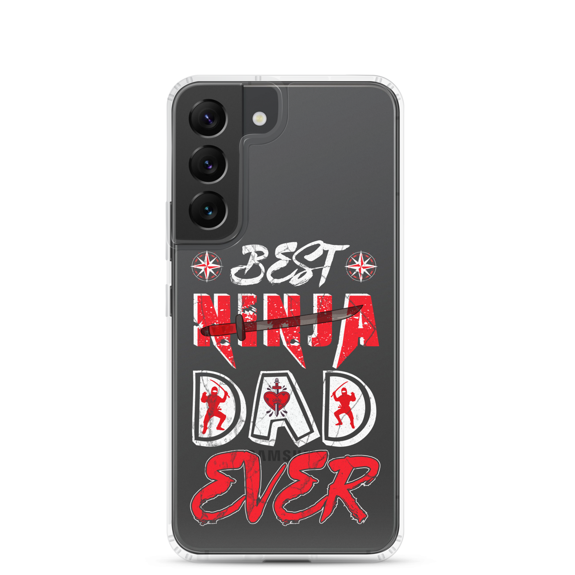 Best Ninja Dad Ever Clear Case for Samsung®