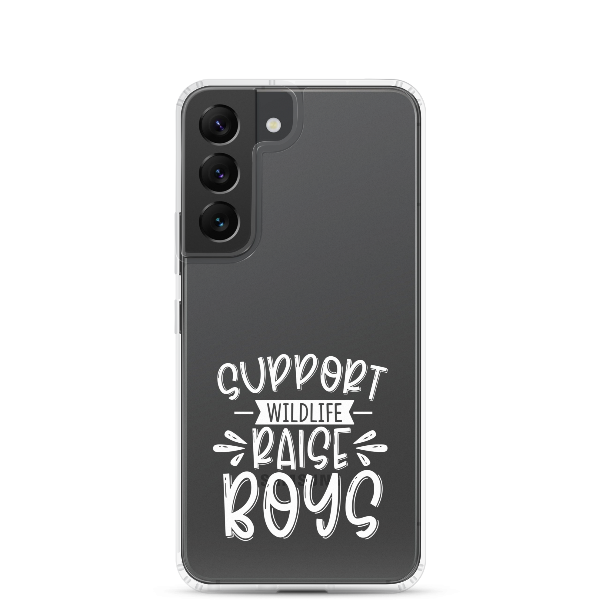 Support Wildlife Raise Boys Clear Case for Samsung®