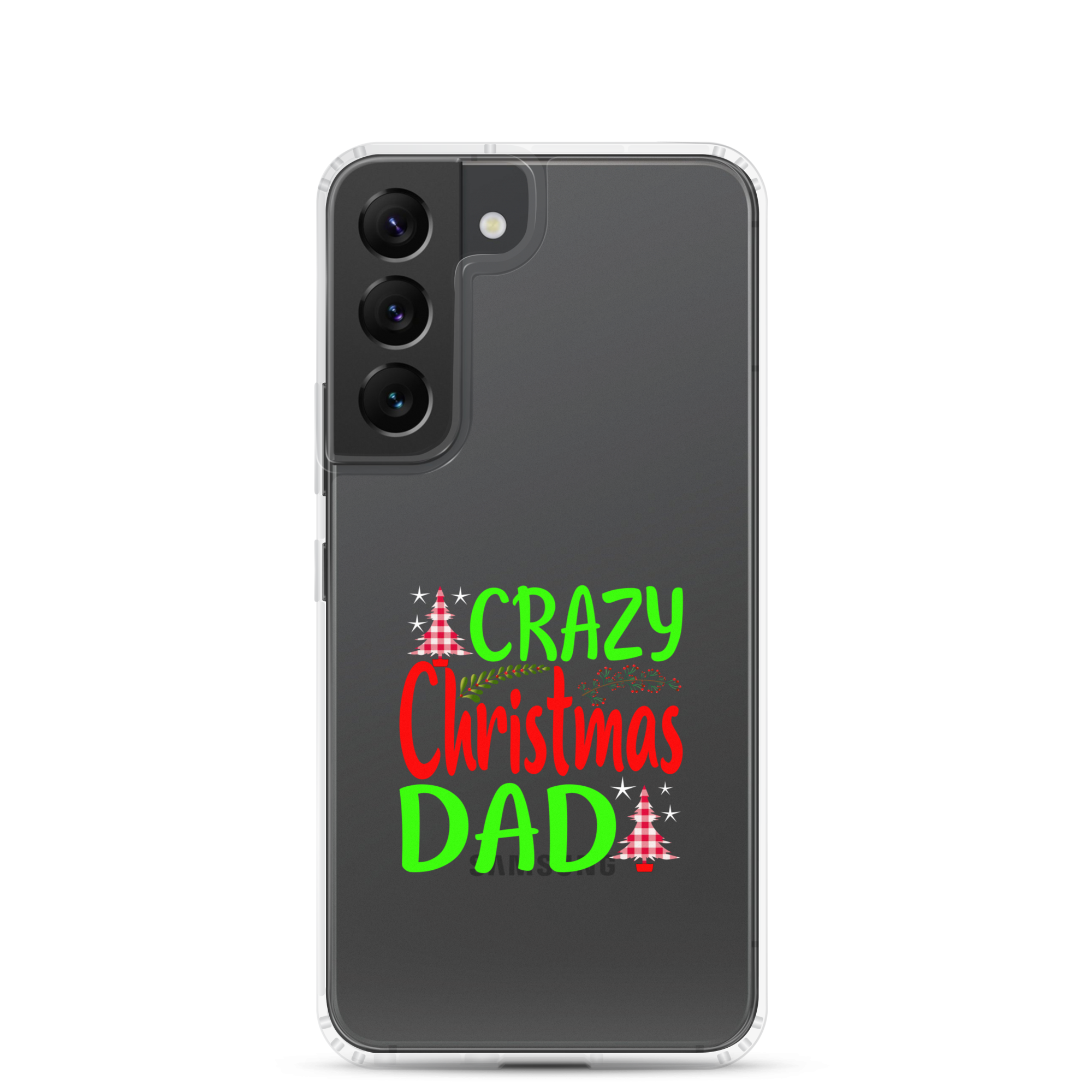 Crazy Christmas Dad Clear Case for Samsung®