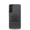 Come On Christmas Daddy Needs New Socks Clear Case for Samsung®