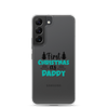 First Christmas As Daddy Clear Case for Samsung®