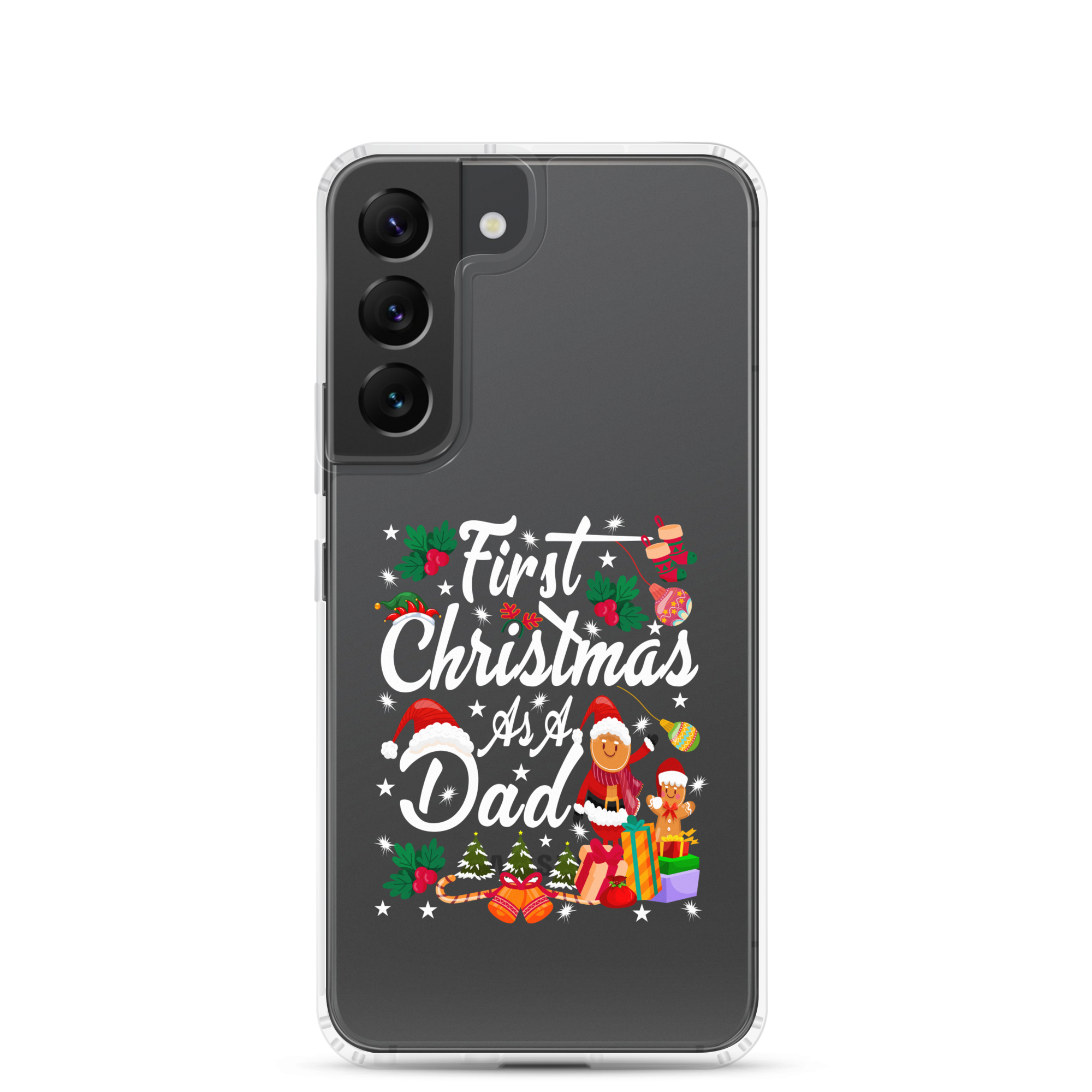 First Christmas As A Dad Clear Case for Samsung®