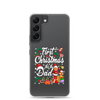 First Christmas As A Dad Clear Case for Samsung®