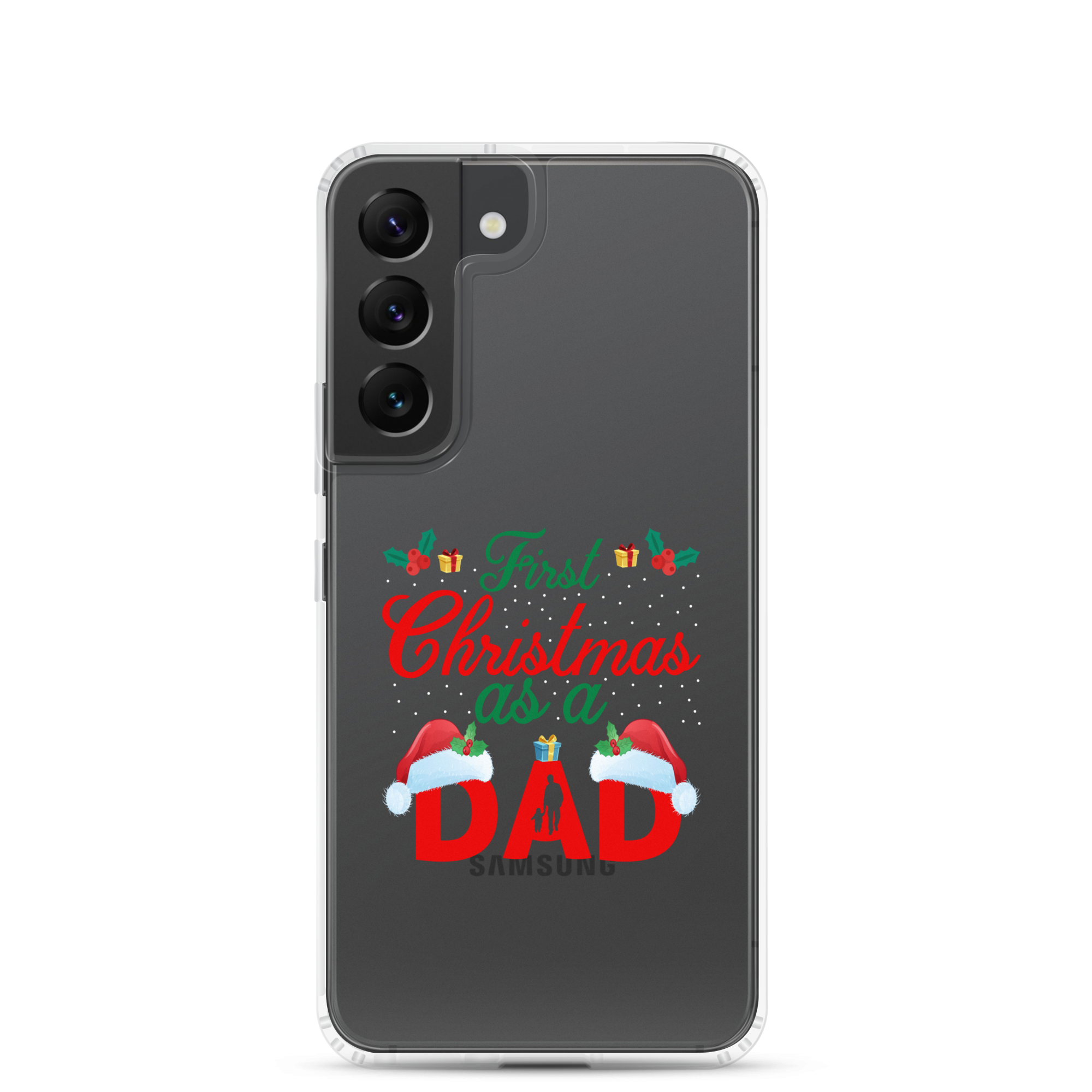 First Christmas As A Dad Clear Case for Samsung®