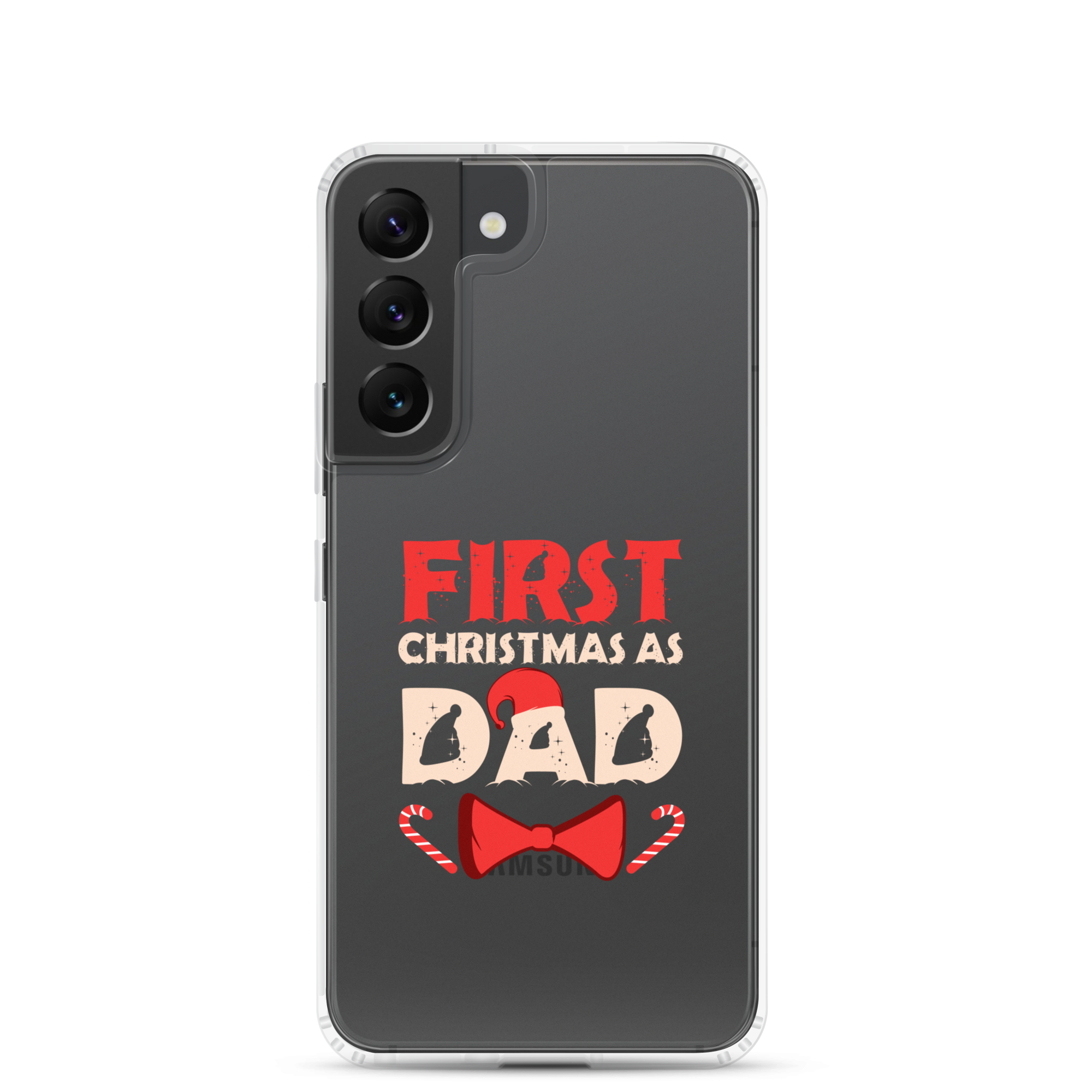 First Christmas As Dad Clear Case for Samsung®