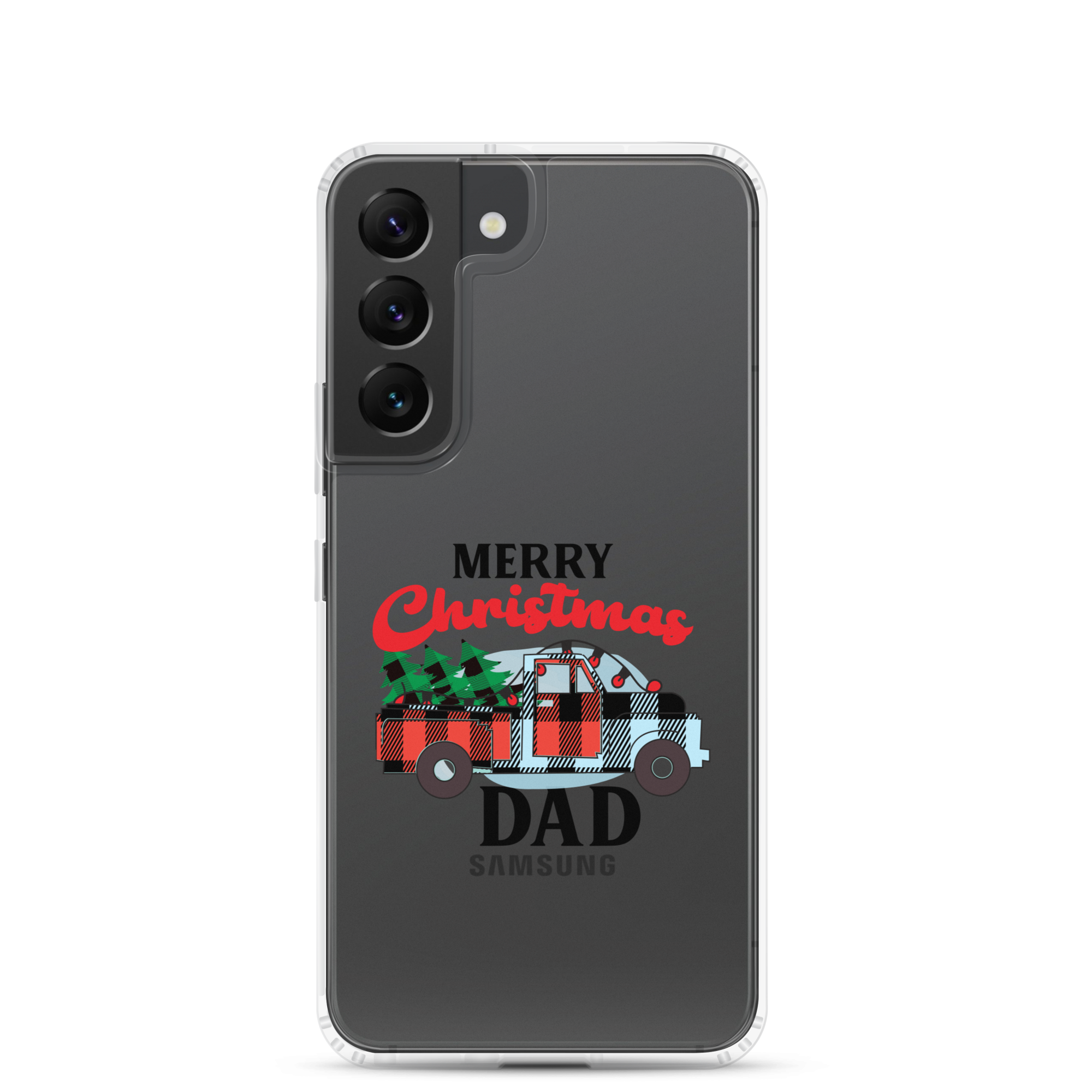 First Christmas As Dad Clear Case for Samsung®