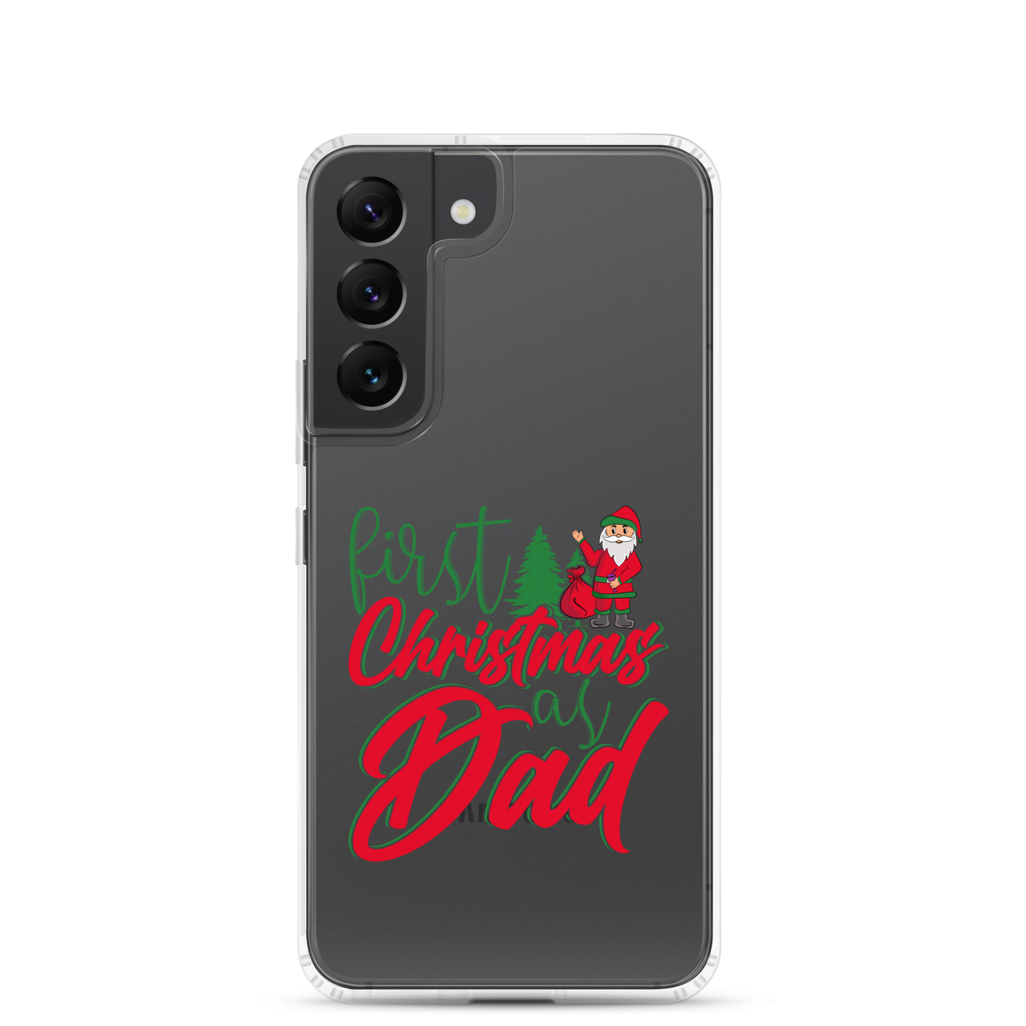 First Christmas As Dad Clear Case for Samsung®