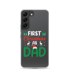 First Christmas As Dad Clear Case for Samsung®