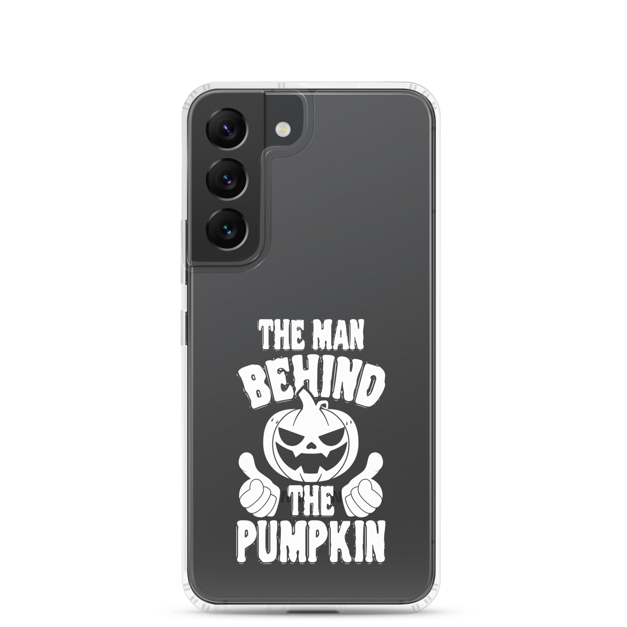 The Man Behind The Pumpkin Clear Case for Samsung®