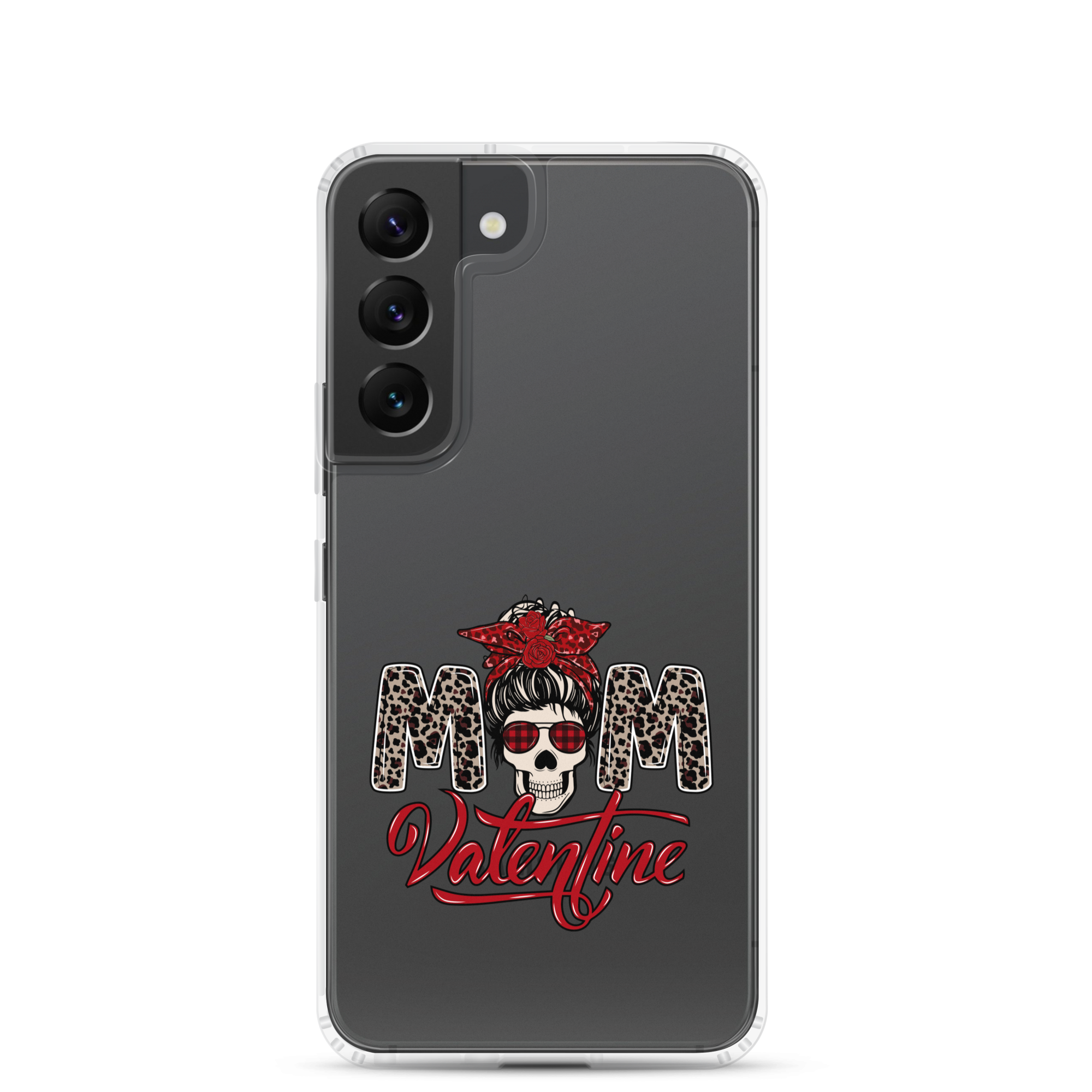 Skull Mom Valentine Clear Case for Samsung®