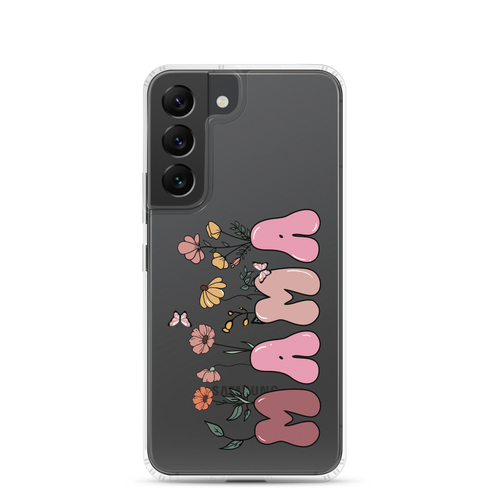 Floral Mama Clear Case for Samsung®