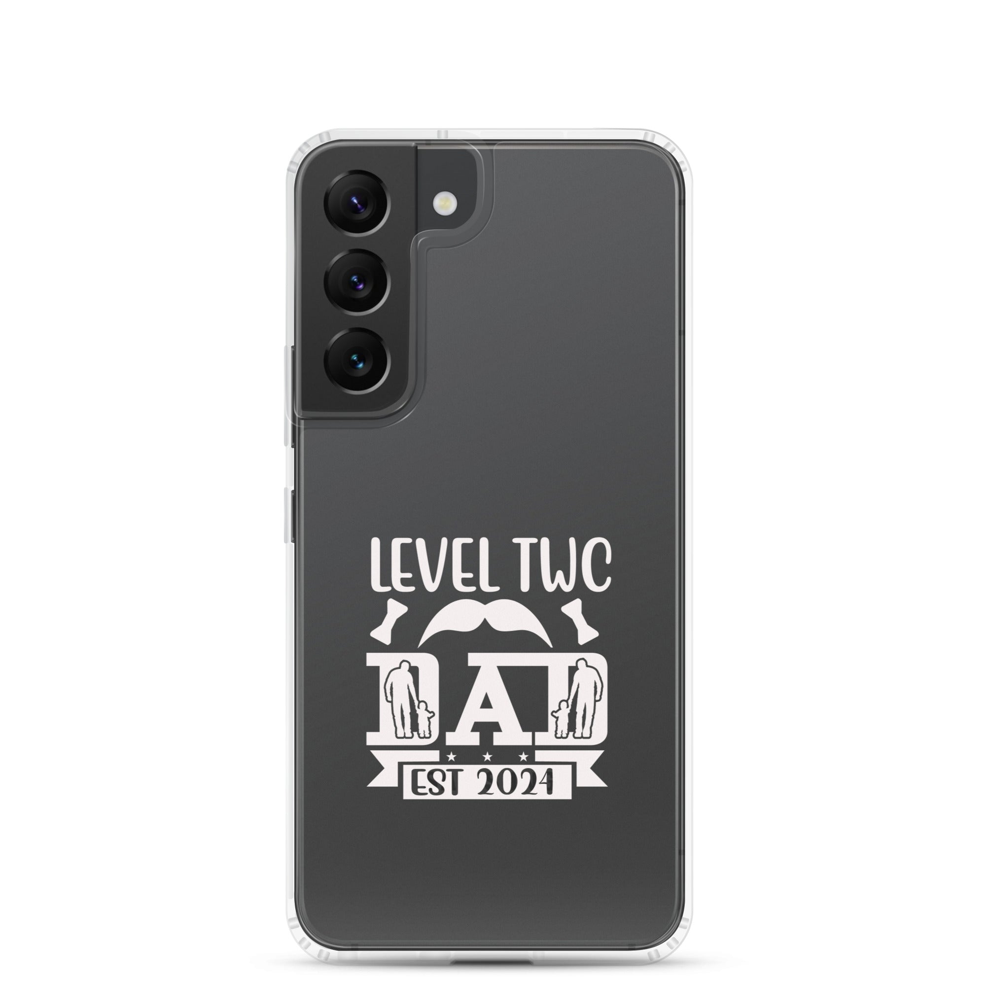 Level Two Dad Est. 2024 Clear Case for Samsung®