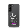 Just Want to Tell You A Secret I'm Pregnant Clear Case for Samsung®