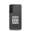 Sawdust Is Dad Glitter Clear Case for Samsung®