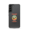 Im Not Sleeping Im Resting My Eyes Dad Clear Case for Samsung®