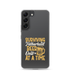 Surviving Fatherhood One Beer At A time Clear Case for Samsung®