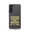 Surviving Fatherhood One Beer At A time Clear Case for Samsung®