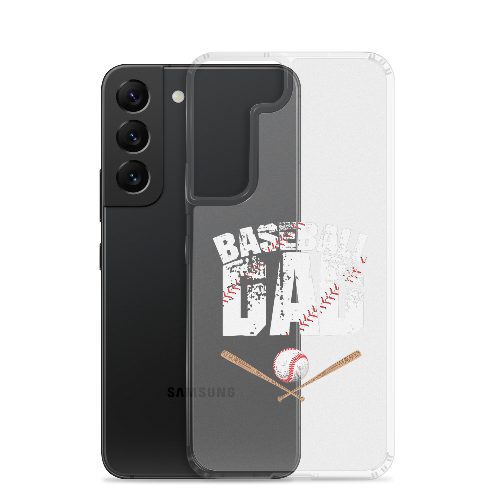 Baseball Dad Clear Case for Samsung®