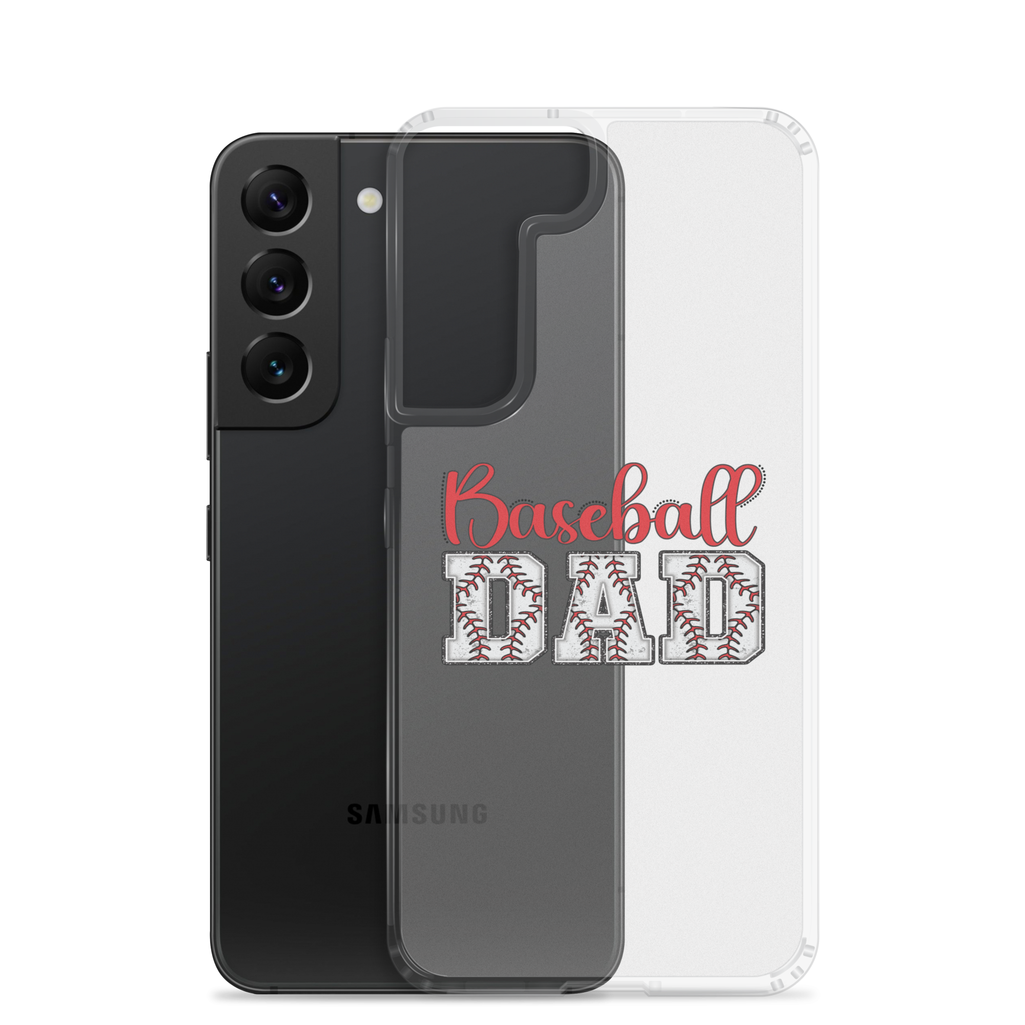 Baseball Dad Clear Case for Samsung®