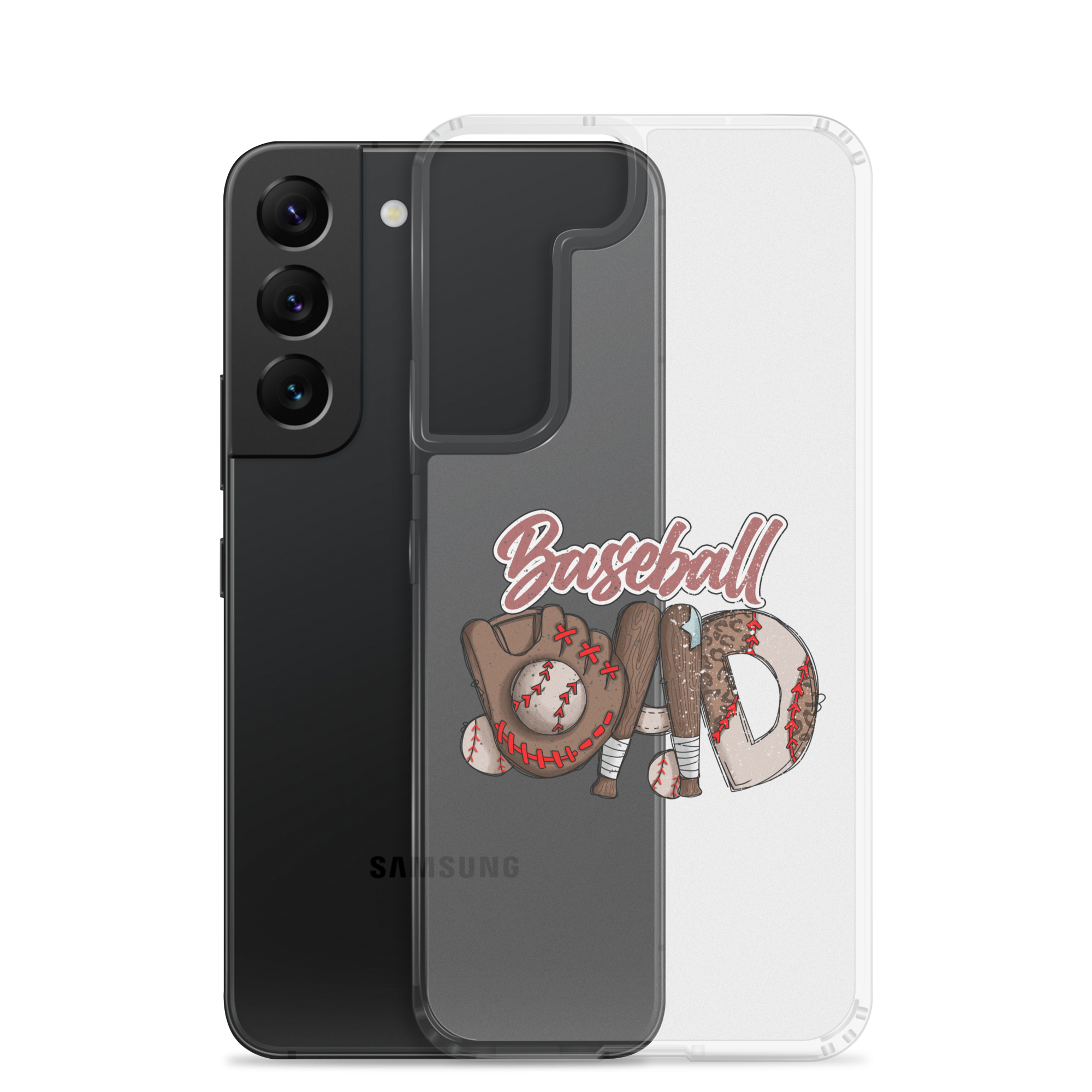 Baseball Dad Clear Case for Samsung®