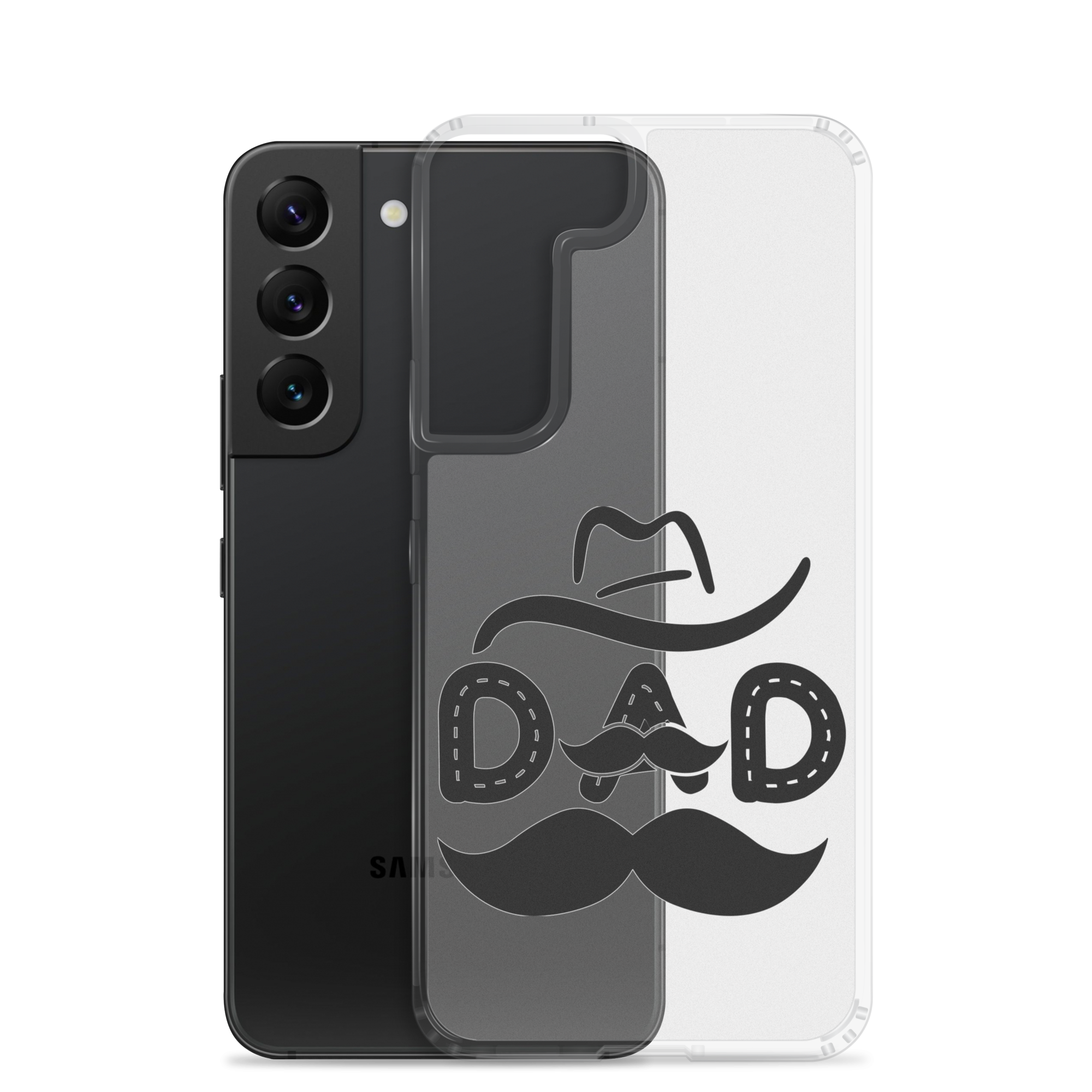 Dad Cowboy Clear Case for Samsung®