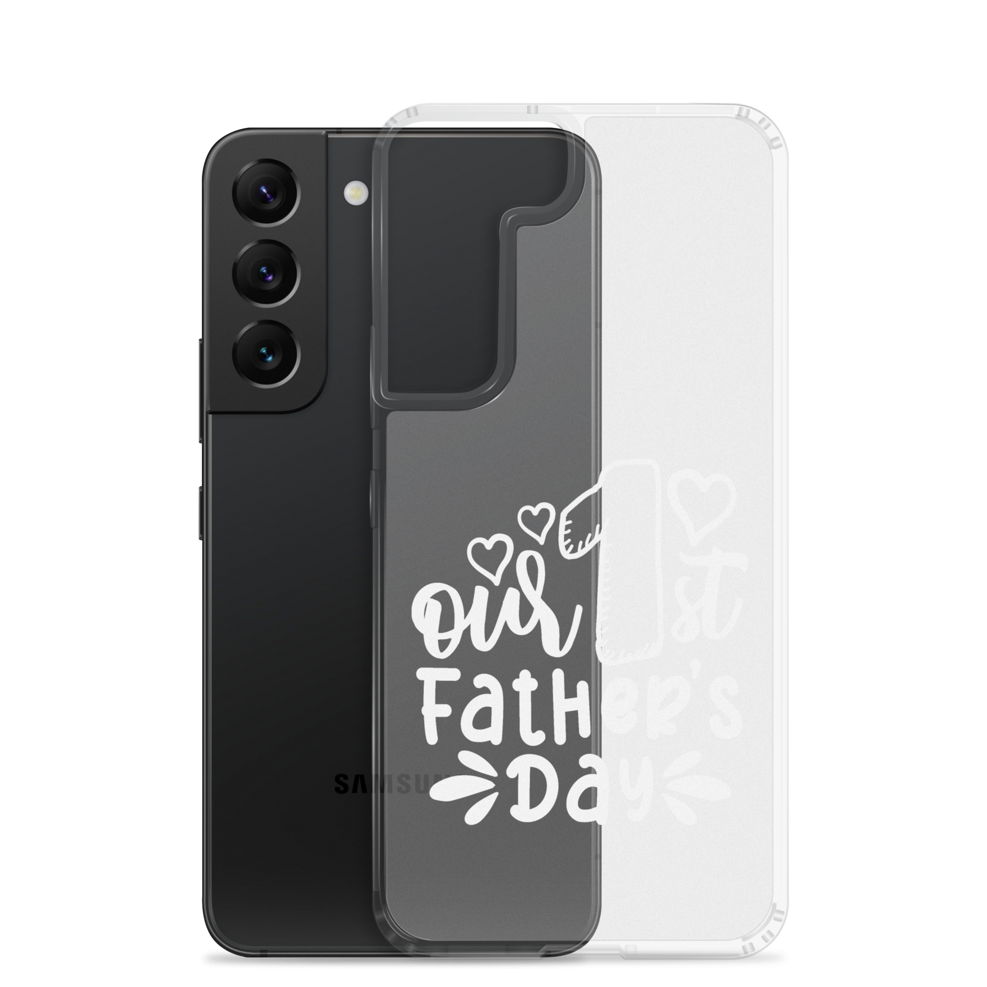 Our First Father's Day Clear Case for Samsung®