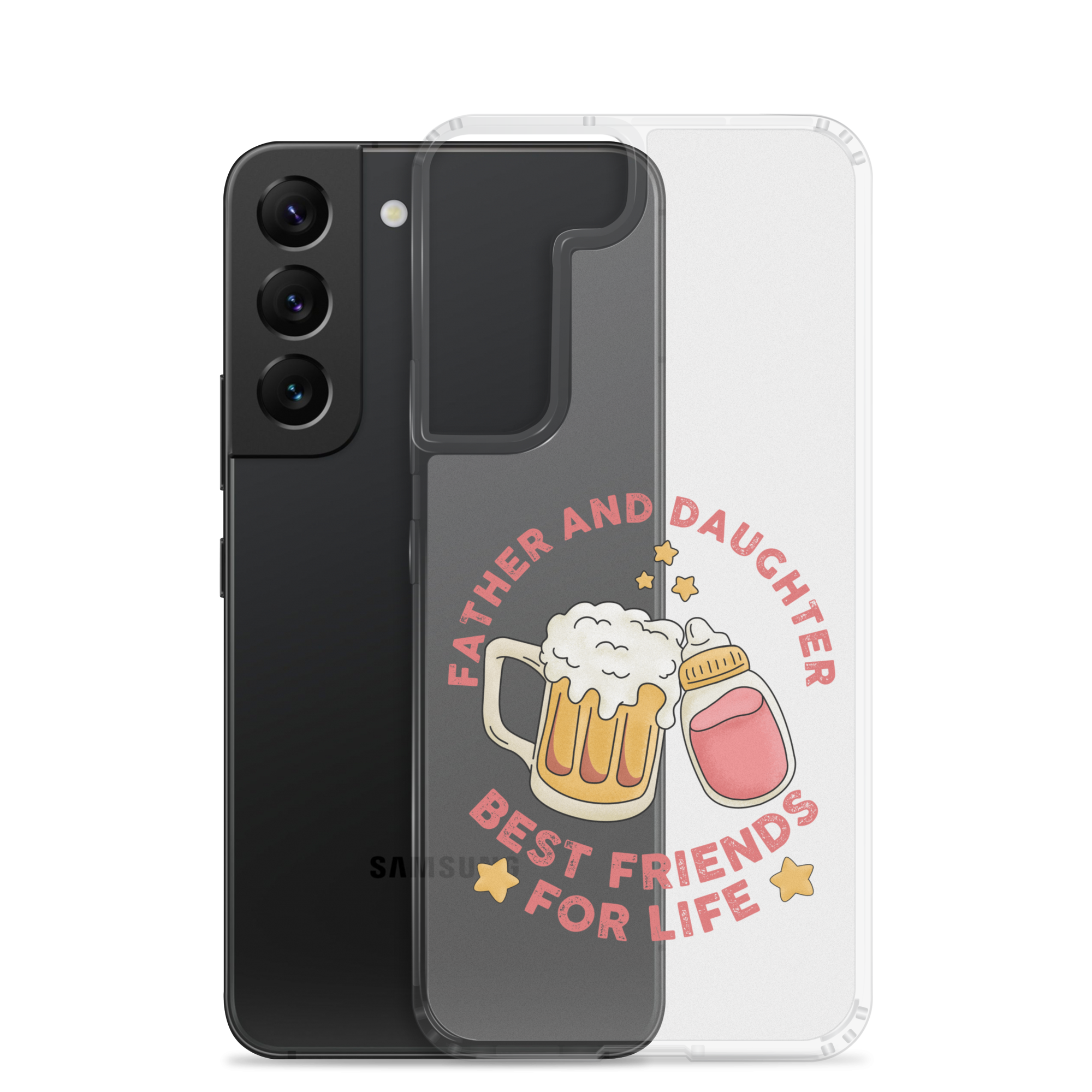 Father And Daughter Best Friends For Life Clear Case for Samsung®