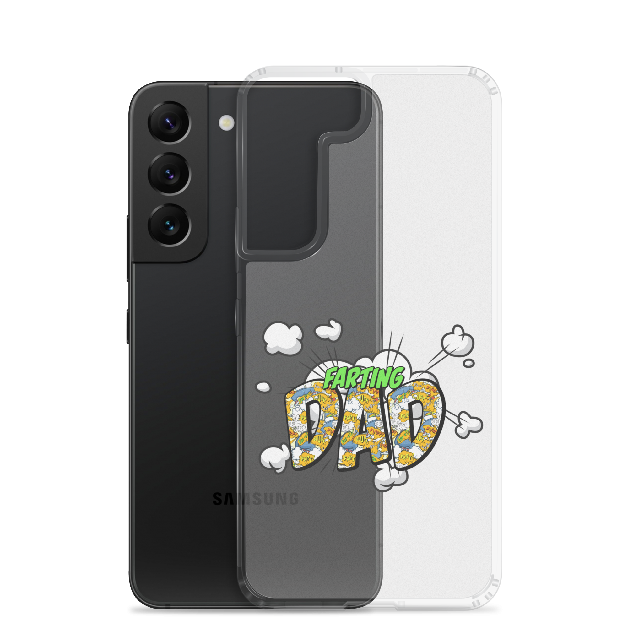 Farting Dad Clear Case for Samsung®