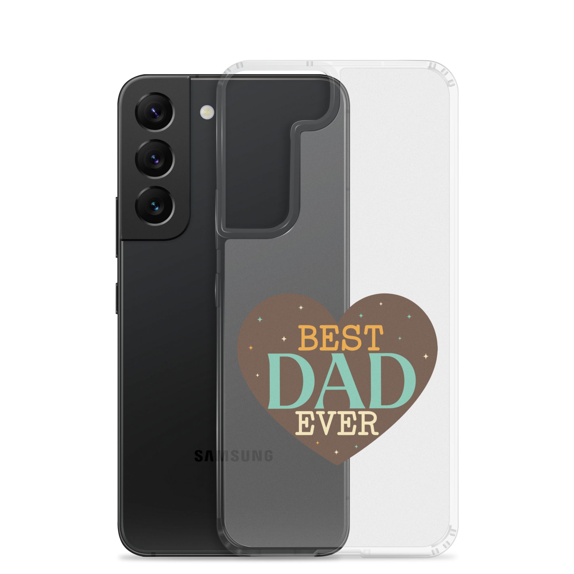 Best Dad Ever Clear Case for Samsung®