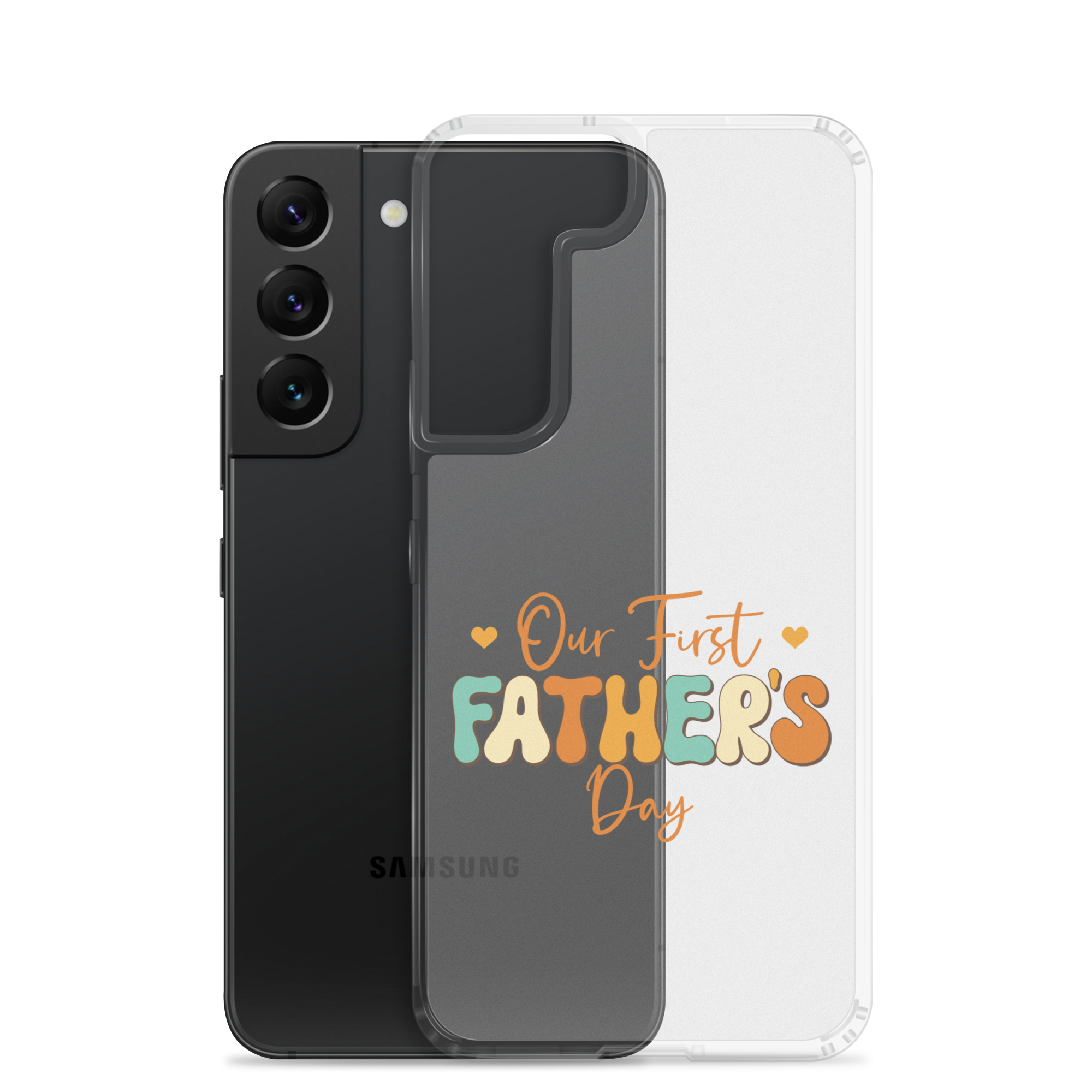 Our First Father's Day Clear Case for Samsung®