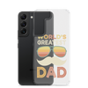 World's Greatest Dad Clear Case for Samsung®