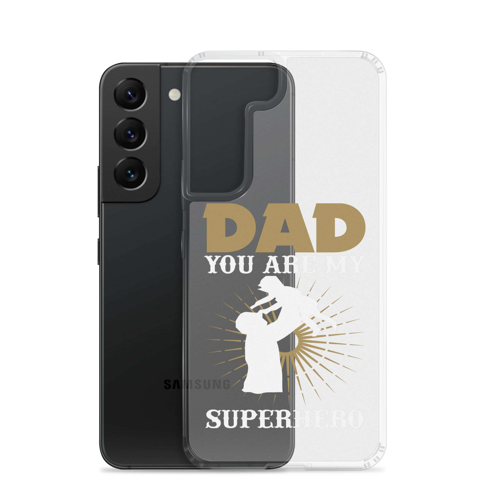 Dad You Are My Superhero Clear Case for Samsung®