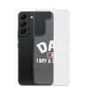 Dad Of 1 Boy And 2 Girls Clear Case for Samsung®