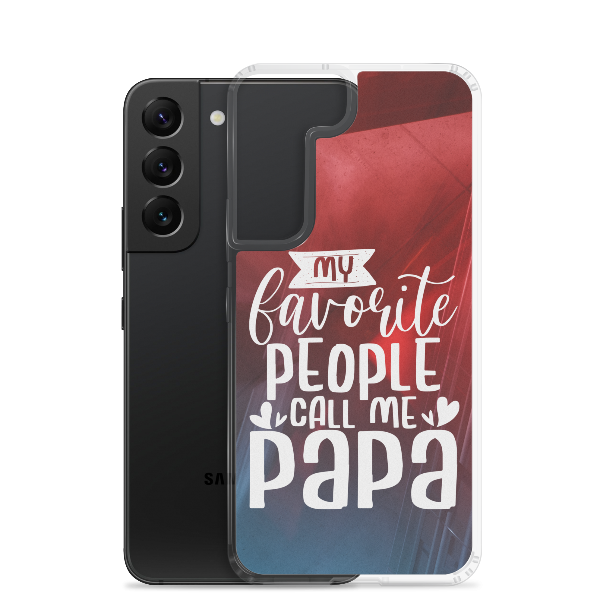 My Favorite People Call Me Papa Clear Case for Samsung®