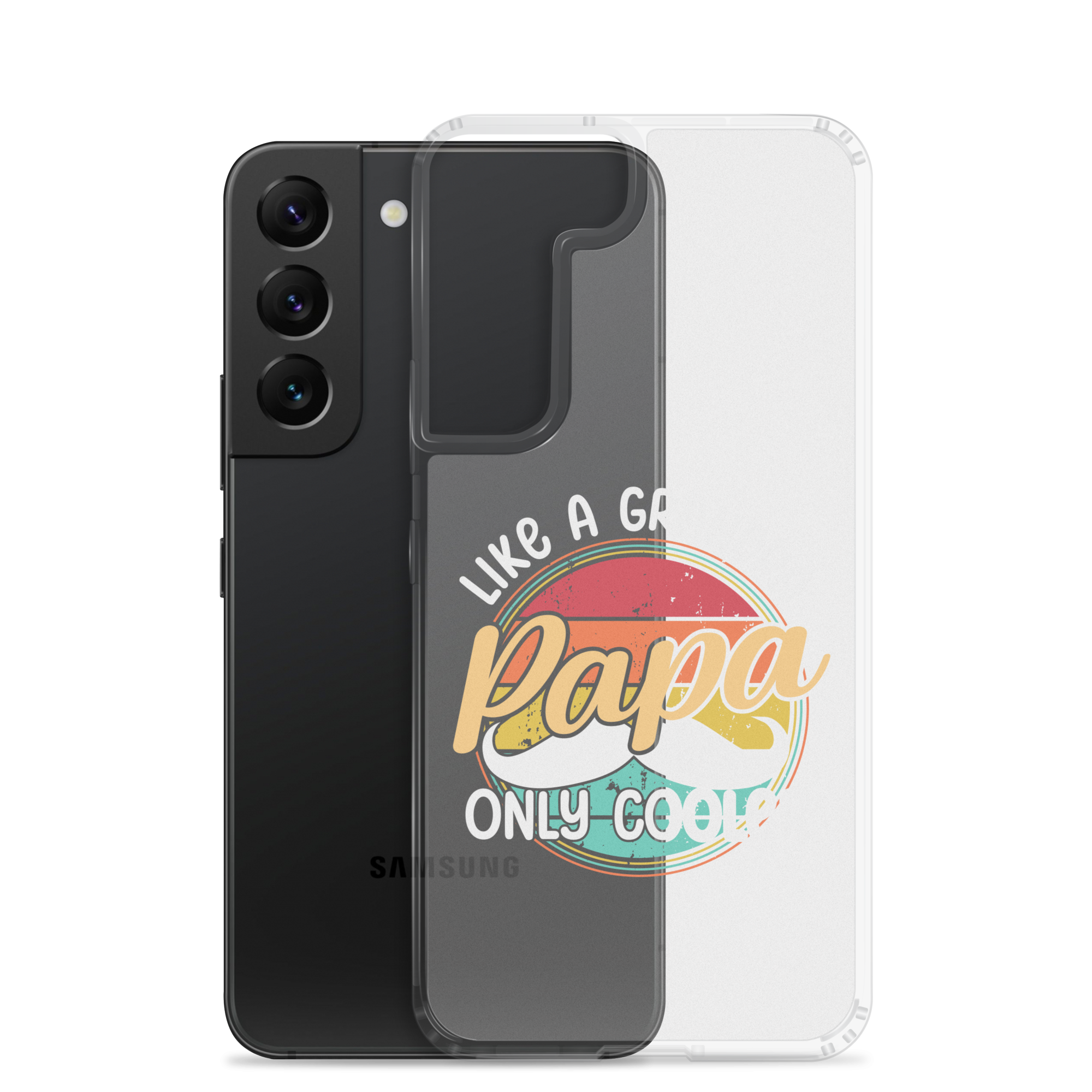 Papa Like A Grandpa Only Cooler Clear Case for Samsung®