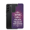 Dad Best Number 1 The Man The Myth The Legend Clear Case for Samsung®