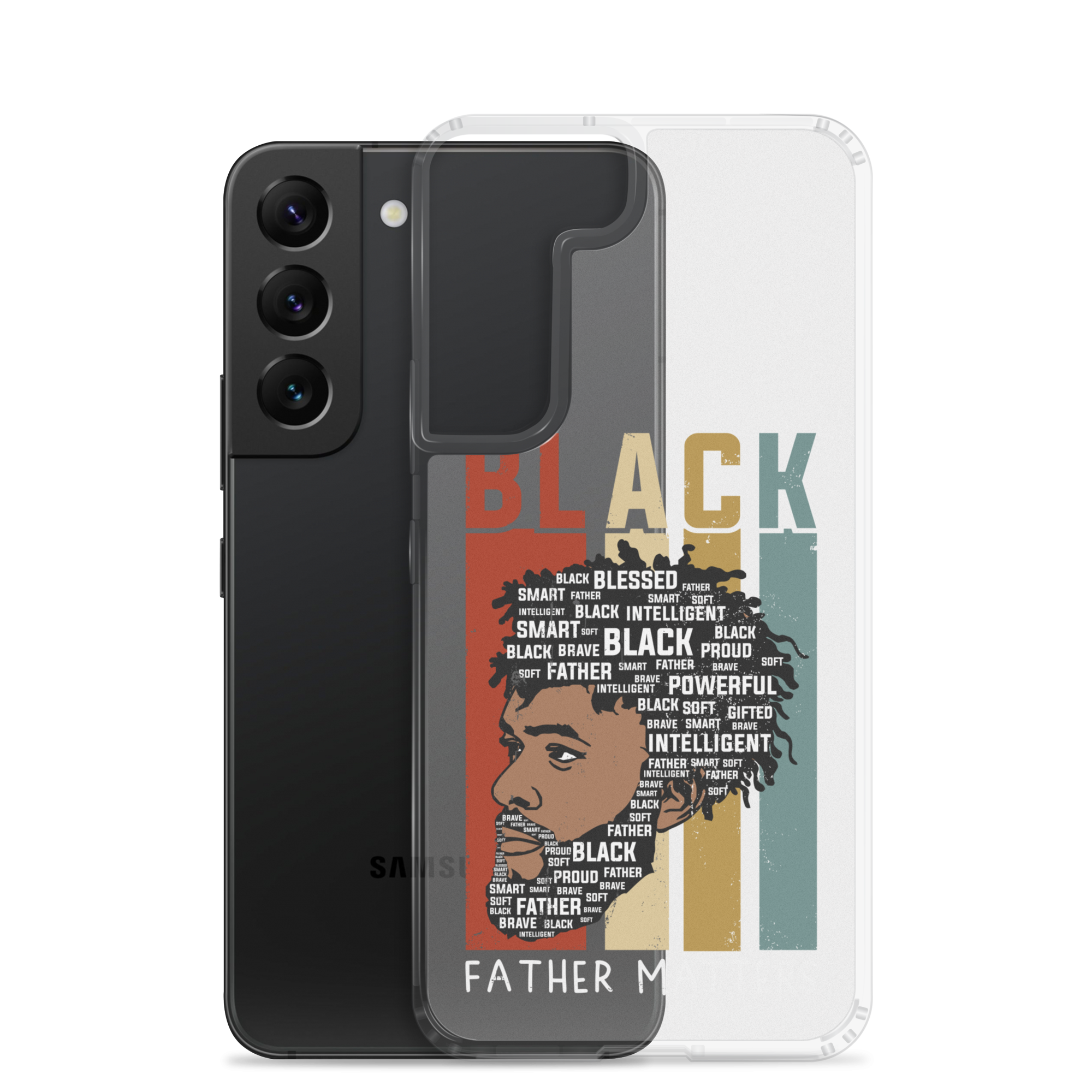 Black Father Matters Clear Case for Samsung®