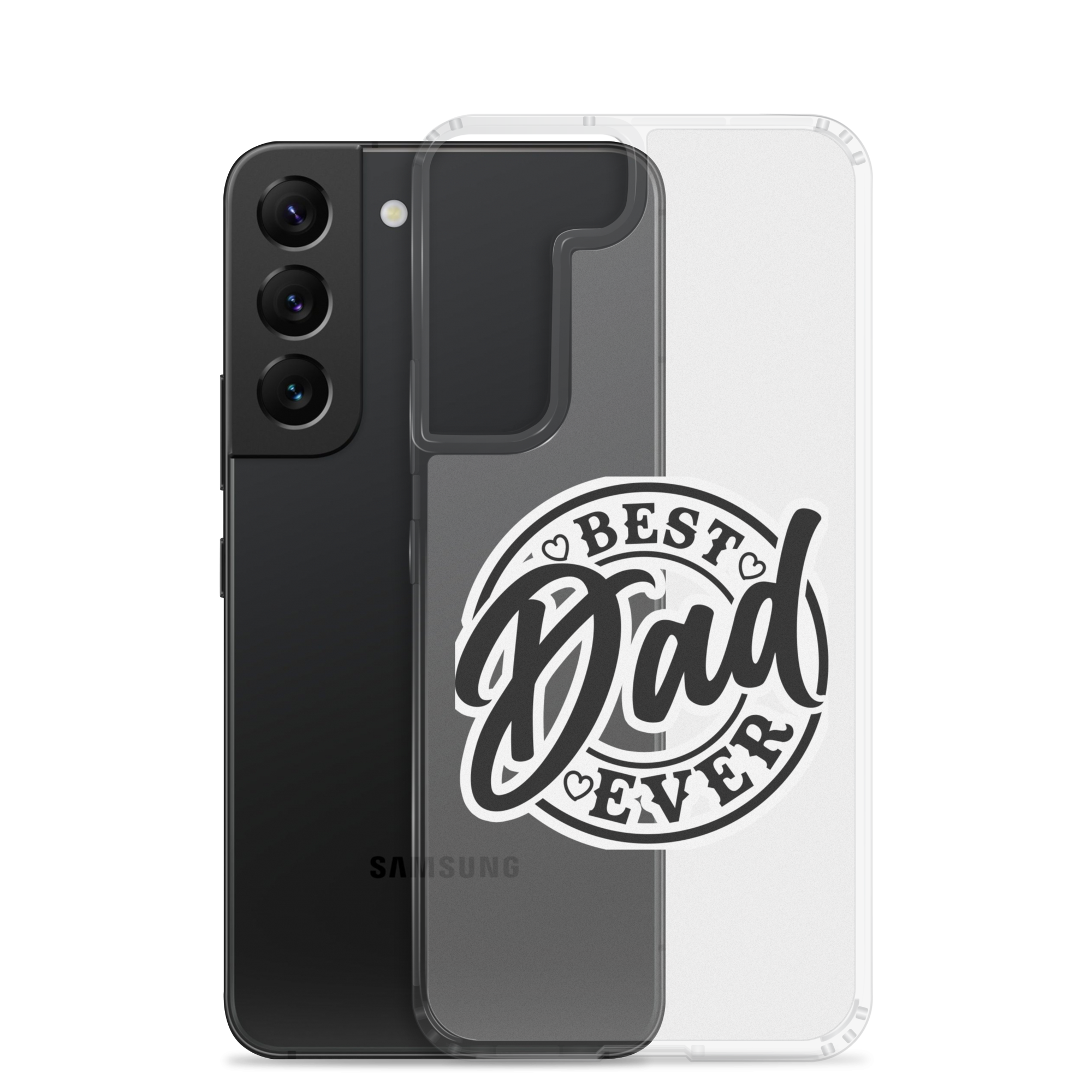 Best Dad Ever Clear Case for Samsung®