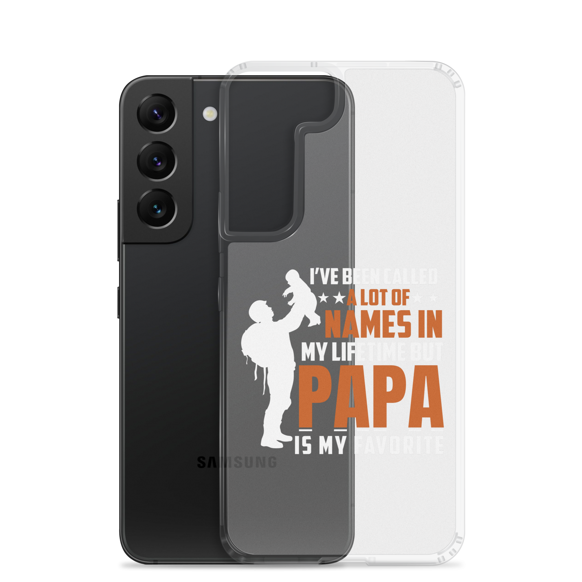 I've Been Called A Lot Of Names In My Lifetime But Papa Is My Favorite Clear Case for Samsung®