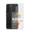 Black Dad A Son's First Hero A Daughter's First Love Clear Case for Samsung®