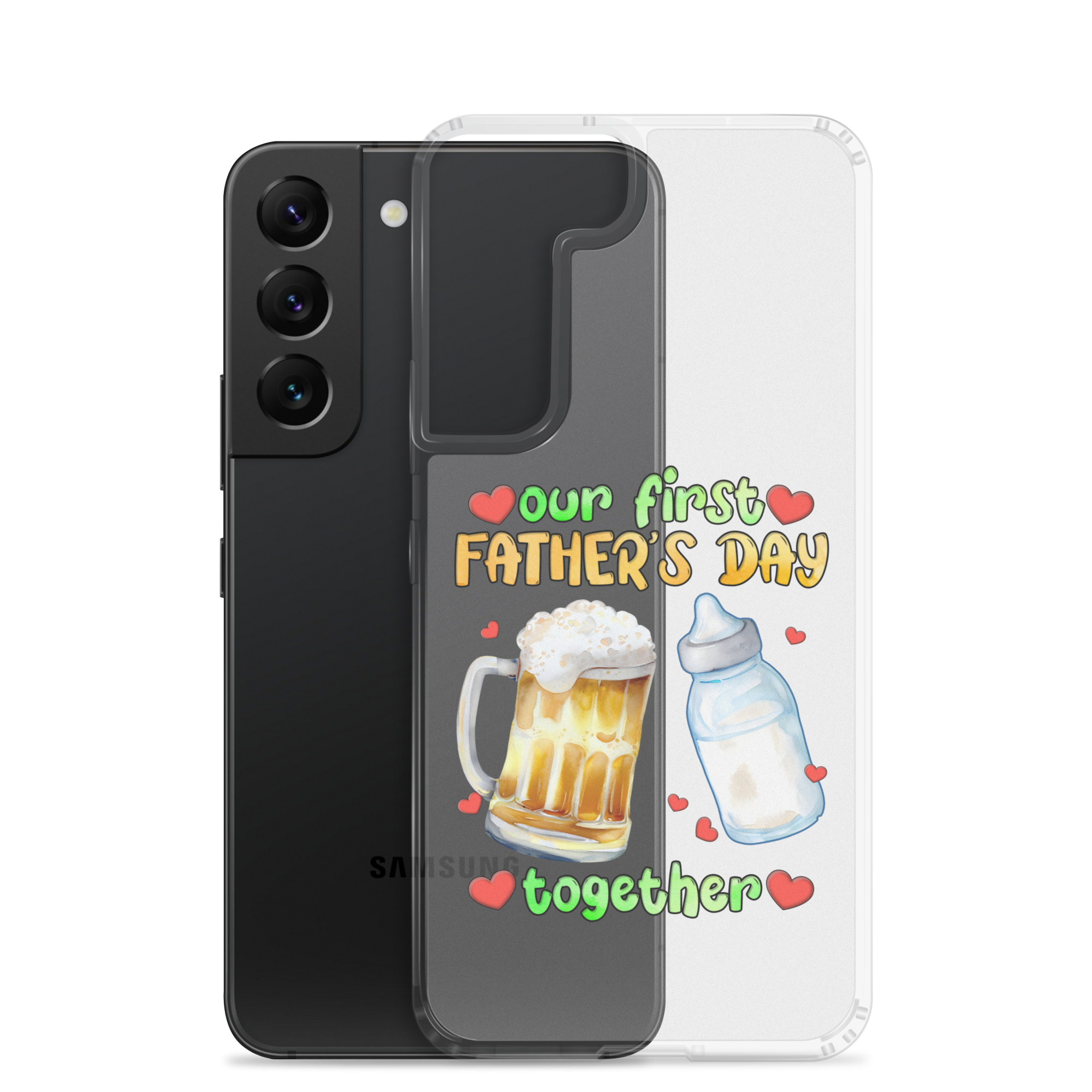 Our First Father's Day Together Clear Case for Samsung®