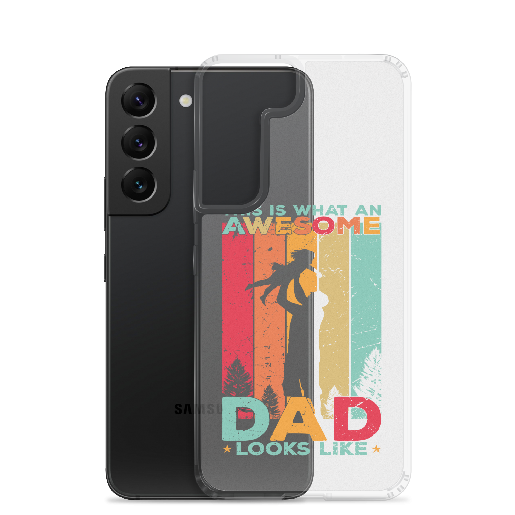 This What An Awesome Dad Looks Like Clear Case for Samsung®