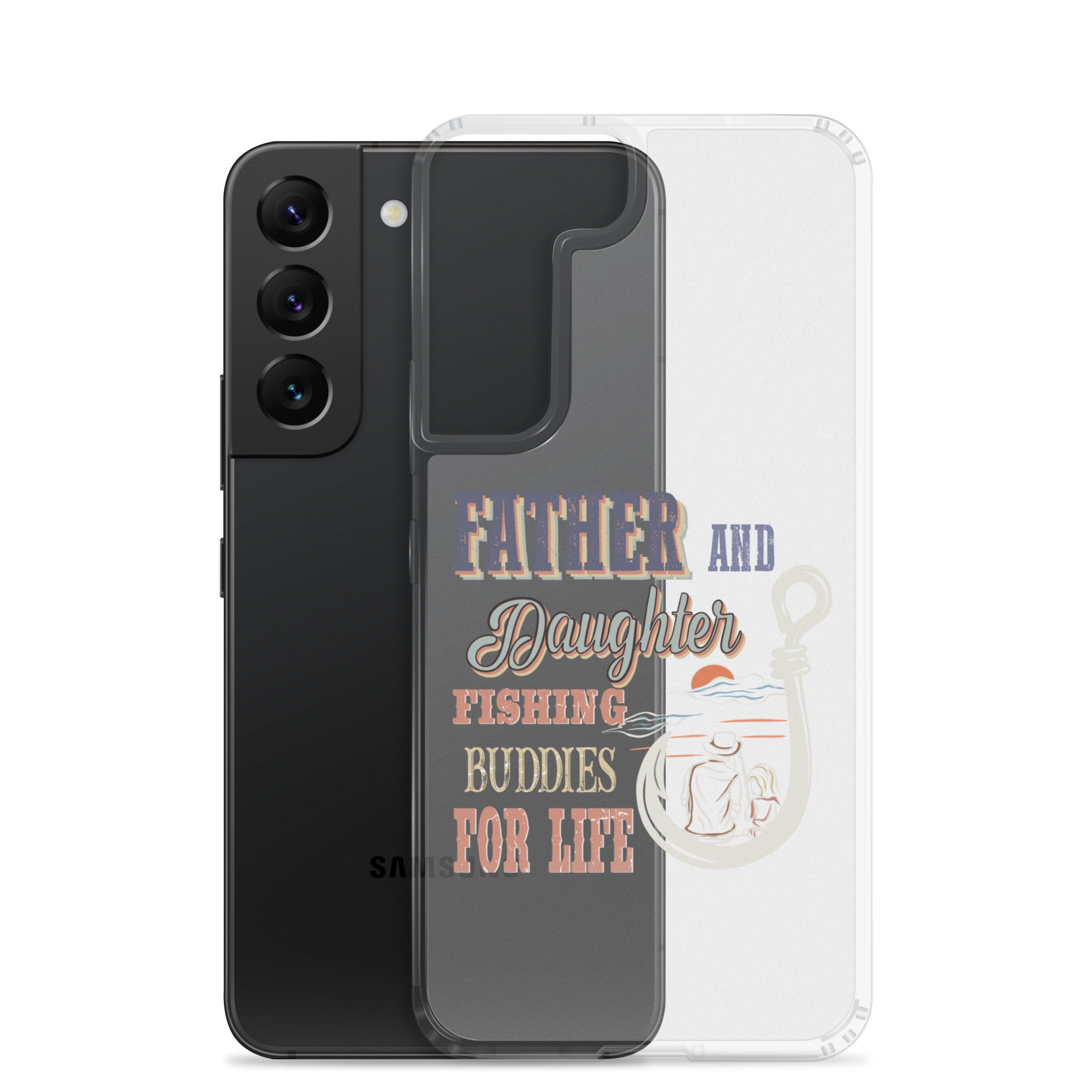 Father And Daughter Fishing Buddies For Life Clear Case for Samsung®