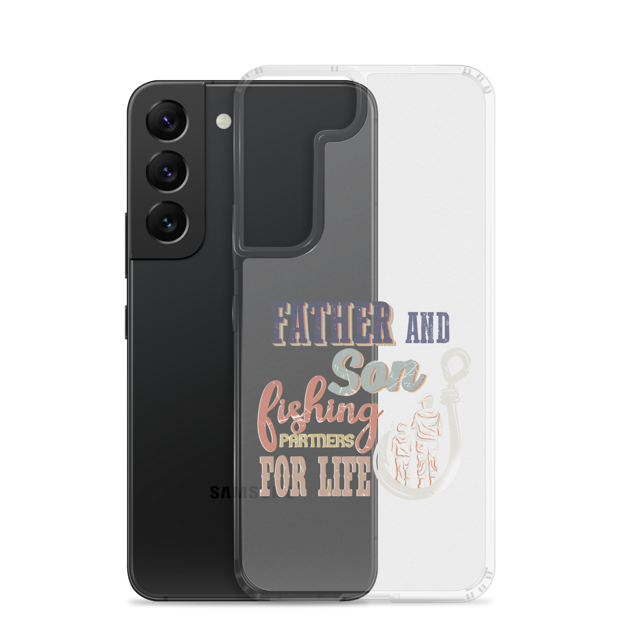 Father And Son Fishing Partners For Life Clear Case for Samsung®