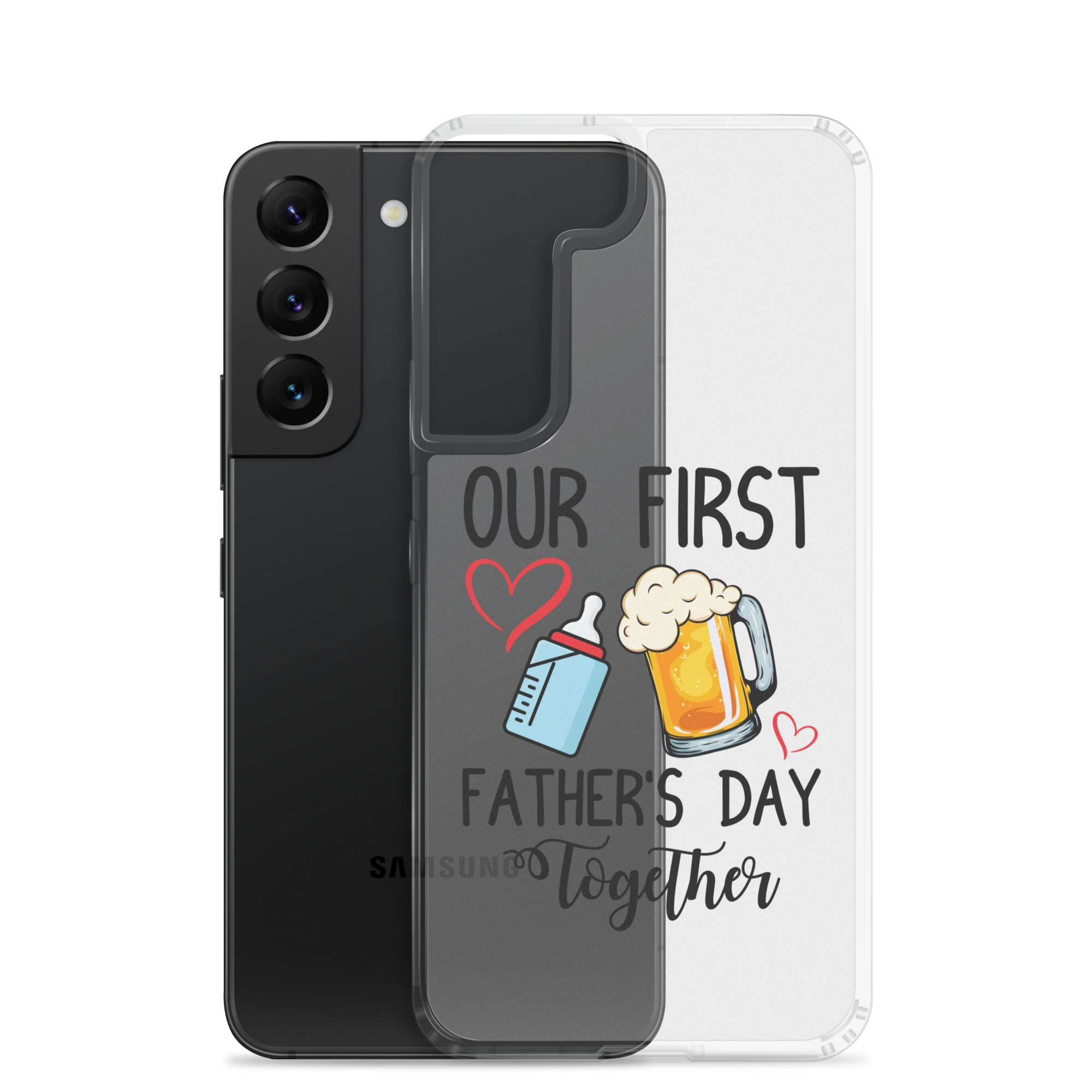 Our First Father's Day Together Clear Case for Samsung®