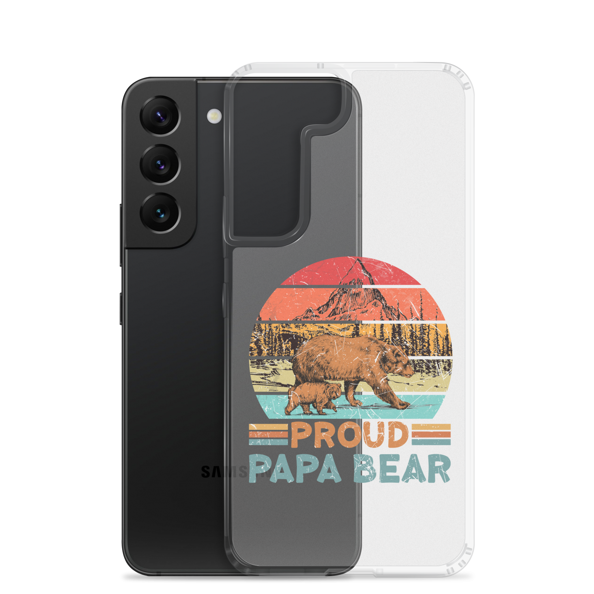 Proud Papa Bear Clear Case for Samsung®