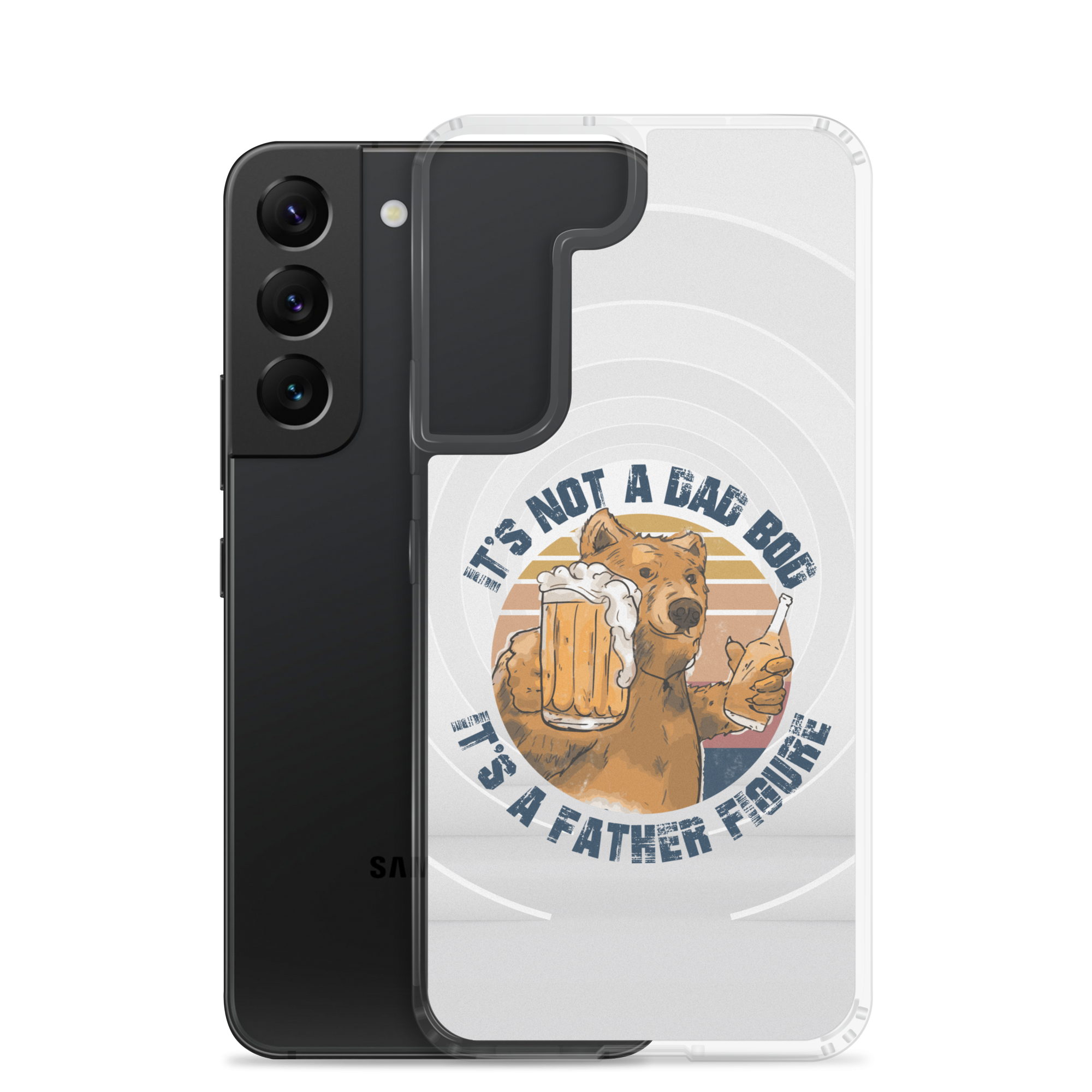 It's Not A Bod Dad It's A Father Figure Clear Case for Samsung®