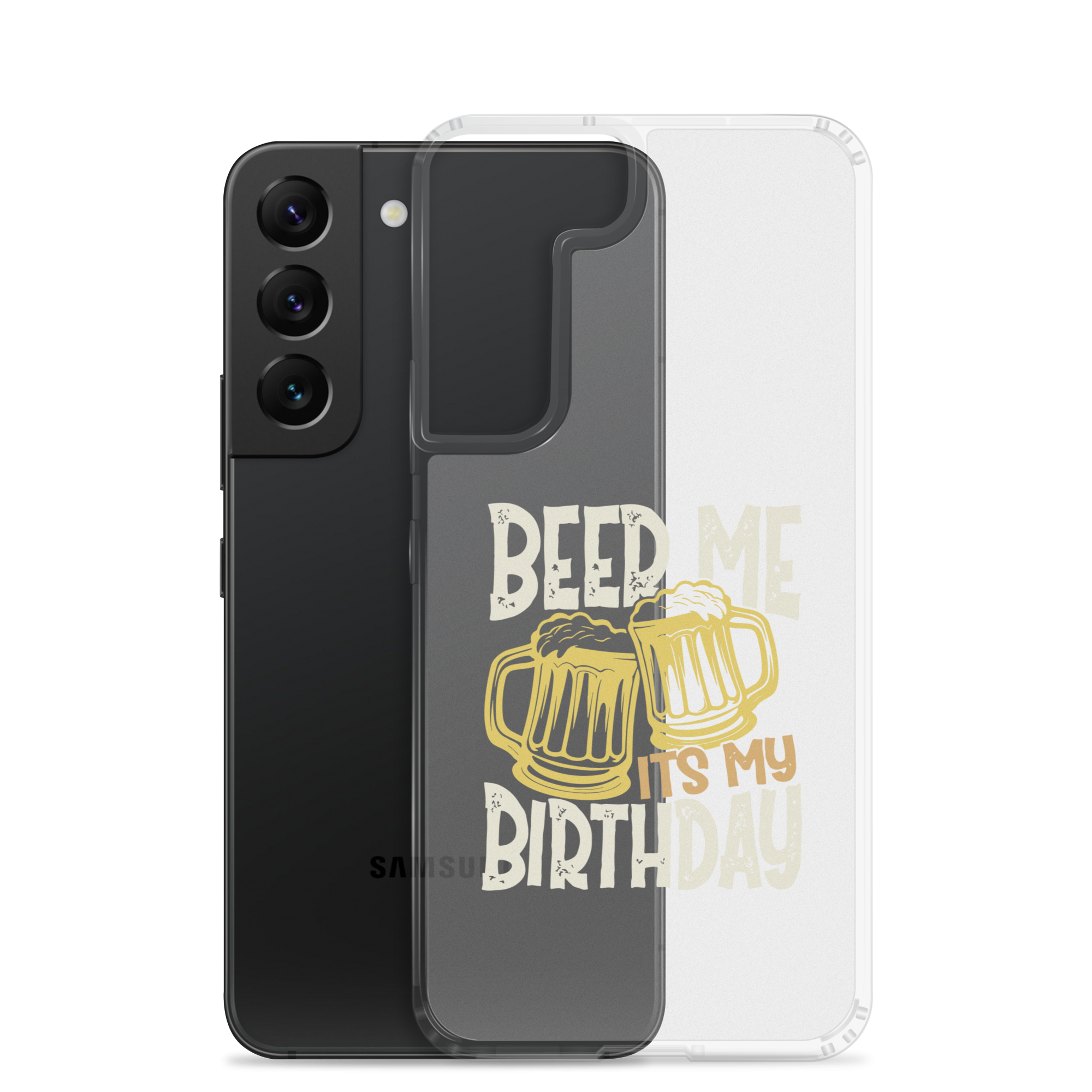 Beer Me It's My Birthday Clear Case for Samsung®